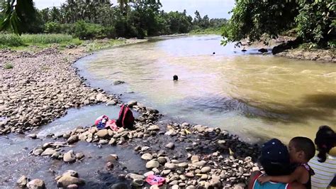 Bathing In The Philipines River !! Must Try .